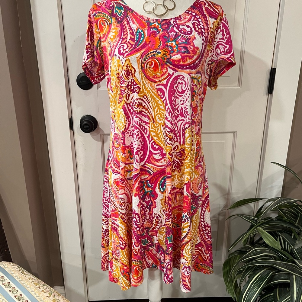 Cute dress.  Sorry front shot is missing.